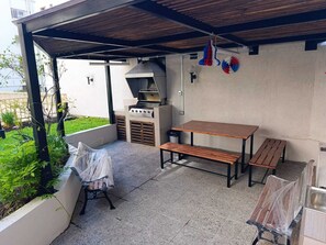 Outdoor dining - Central apartment/studio family friends and couples (Santiago)
