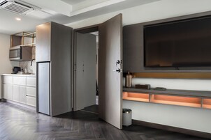 In-room safe, desk, blackout curtains, iron/ironing board