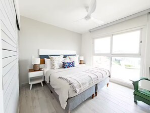 2 slaapkamers, een strijkplank/strijkijzer, wifi, beddengoed