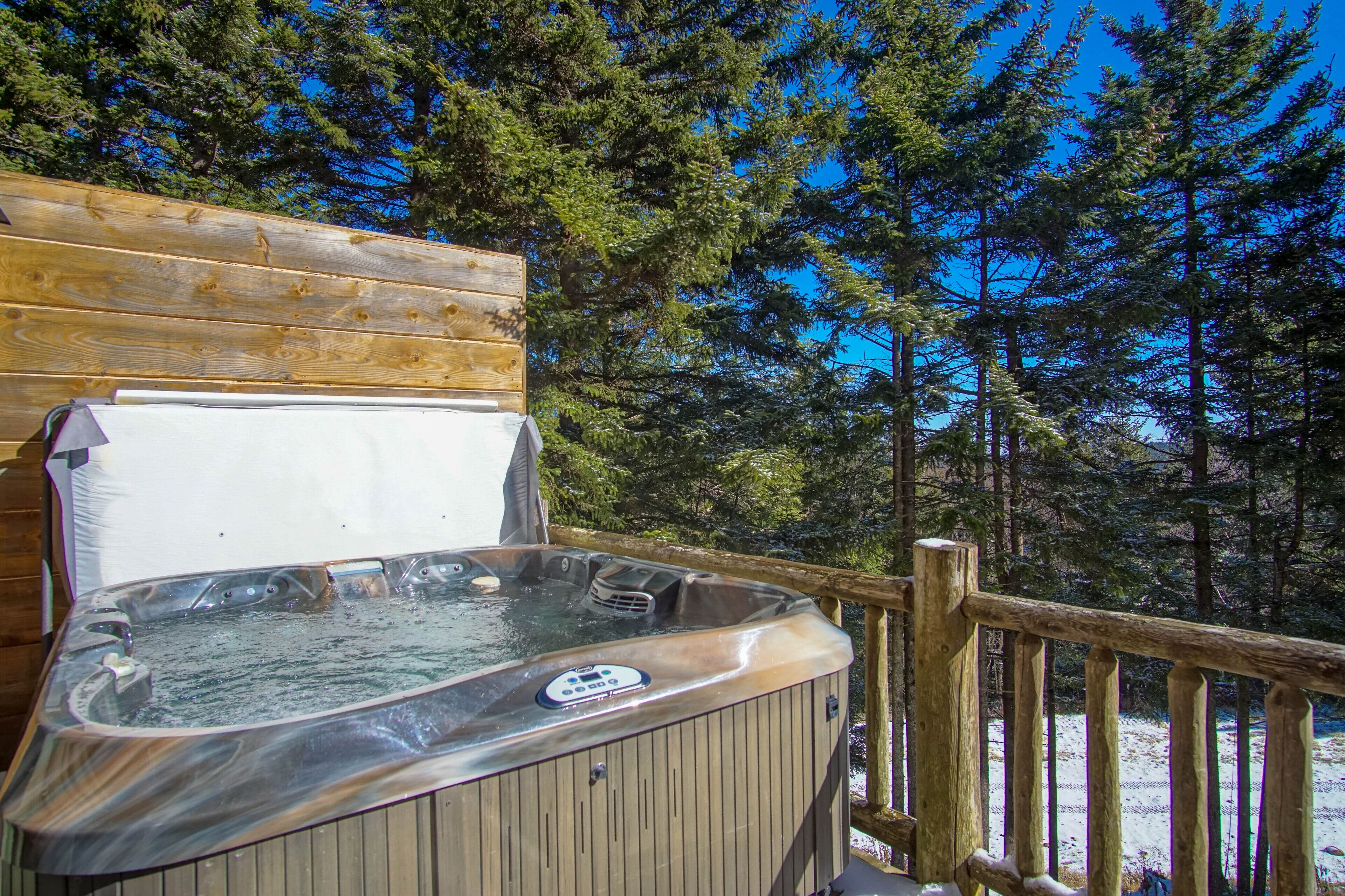 Bathtub spa outdoor
