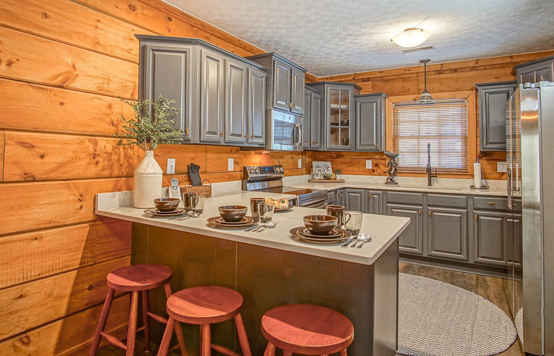 Maison, plusieurs lits, bain à remous, vue montagne (5 Br: Loggers Run 6) | Cuisine privée