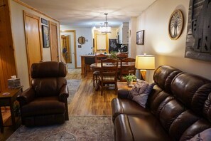 Condo, Multiple Beds, Balcony, Mountain View (2 Br: Powderidge 34) | Living area - Powderidge-34: Slope Side, 2 Br Townhome (Snowshoe)