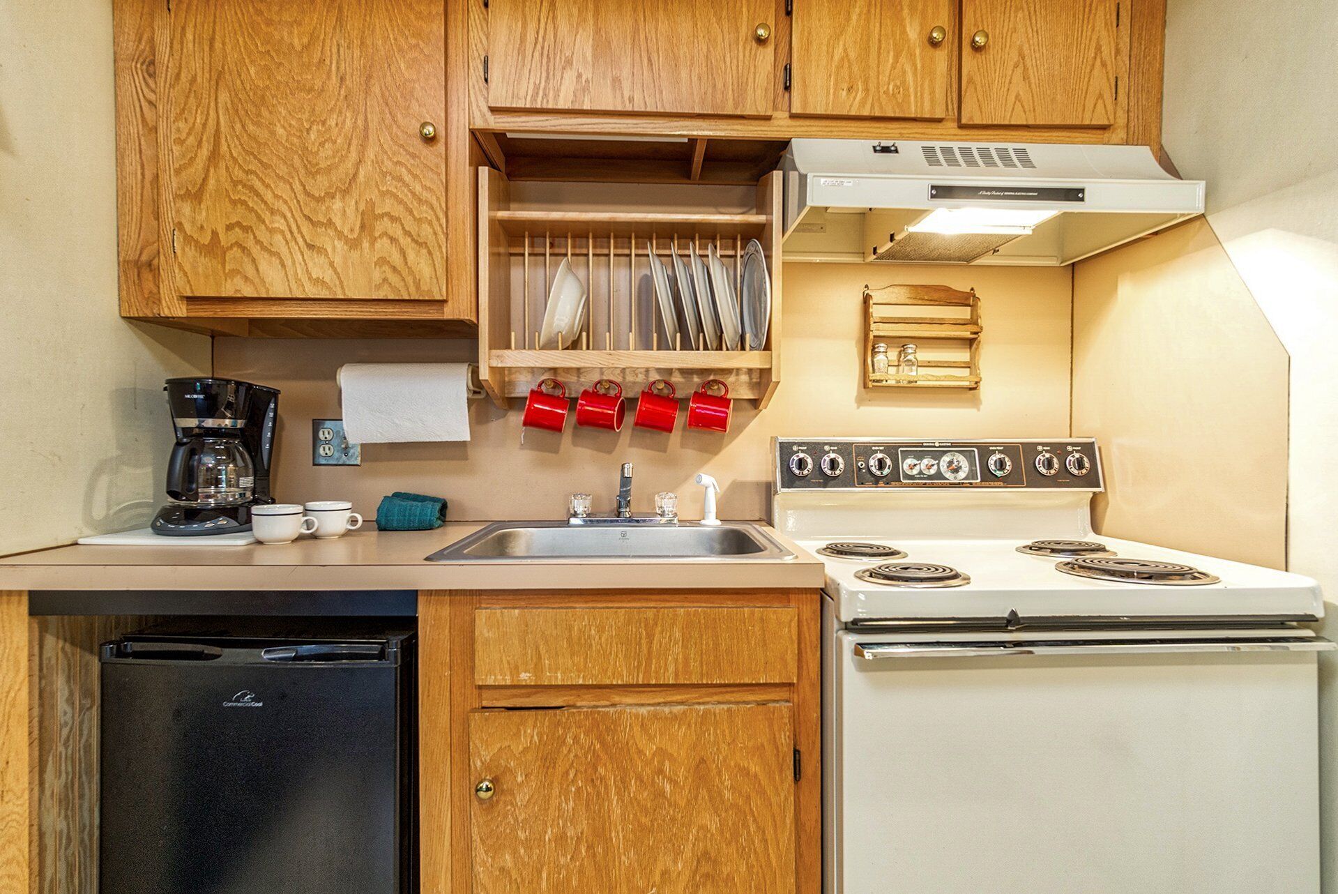 Suite estudio clásica, varias camas, acceso a la alberca (1 Br Studio: Silver Creek 1104) | Cocina privada