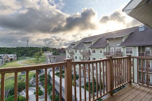 Condo, Multiple Beds, Hot Tub, Mountain View (2 Br: Soaring Eagle 406) | View from room - Soaring Eagle #406: 2 Bedrooms, 2 Full Baths: Slope Side, Hot Tubs. Underground Parking (Snowshoe)