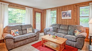 Condo, Multiple Beds, Pool Access, Mountain View (3 Br: TreeTop 27) | Living area - Tree Top 27 Mountaineer 3 Br Condo Slope Side (Snowshoe)