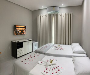 豪華四人房, 夏威夷式陽台, 城市景觀