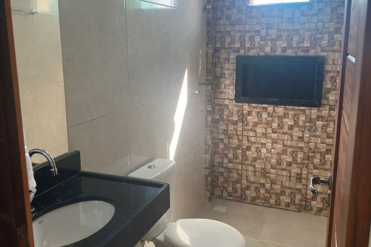 Basic Room, Lanai, City View | Bathroom | Shower, towels, soap, shampoo