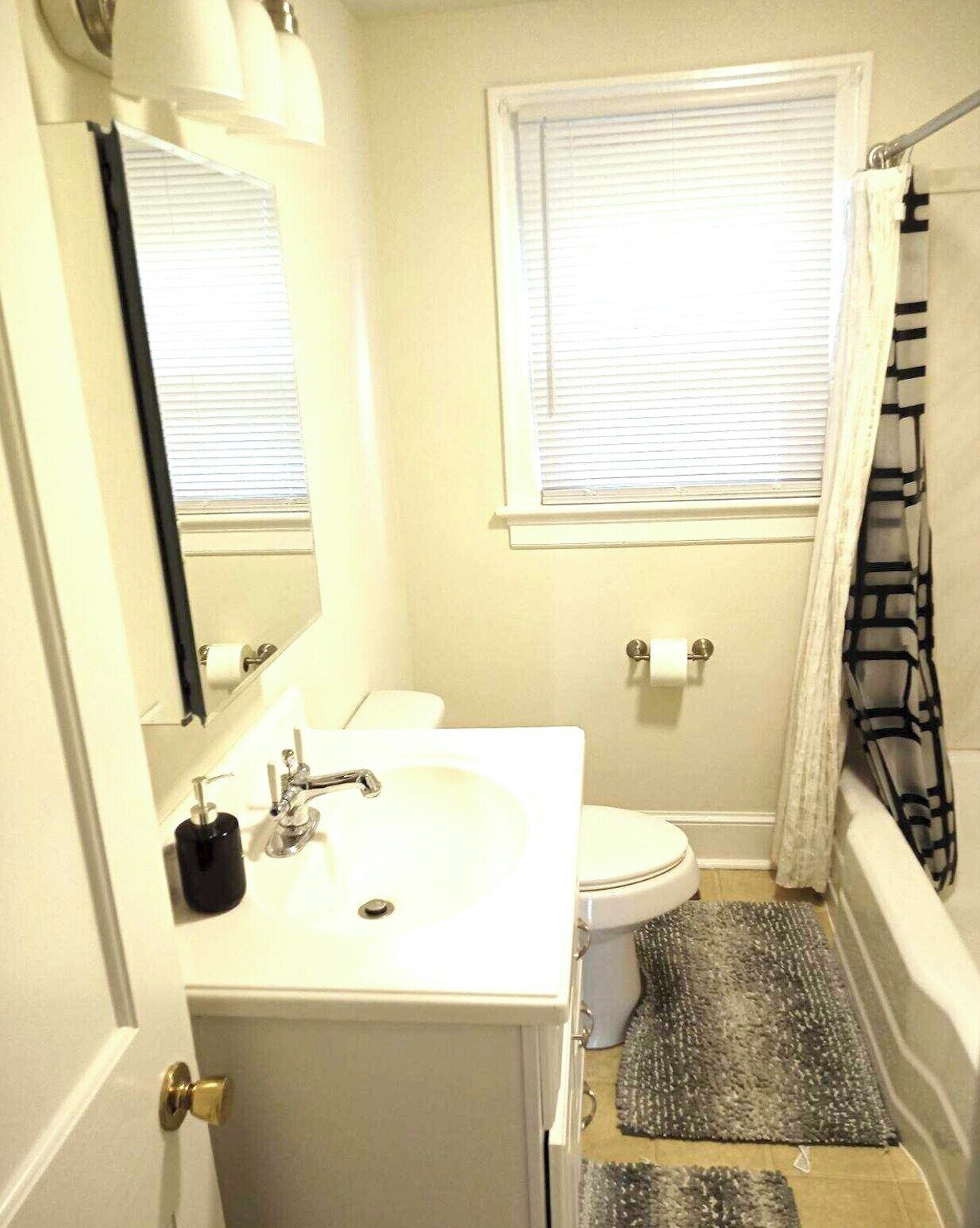Towels, soap, toilet paper