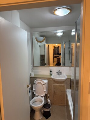 Sèche-cheveux, serviettes fournies, savon, papier toilette