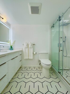 Hair dryer, towels - Panoramic Ocean View Home - Newly Remodeled (Honolulu)