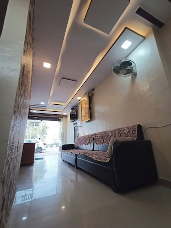 Lobby sitting area. Brajrani Hotel
