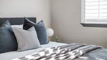 Desk, iron/ironing board, free WiFi, bed sheets