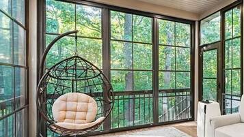 TV connectée, cheminée