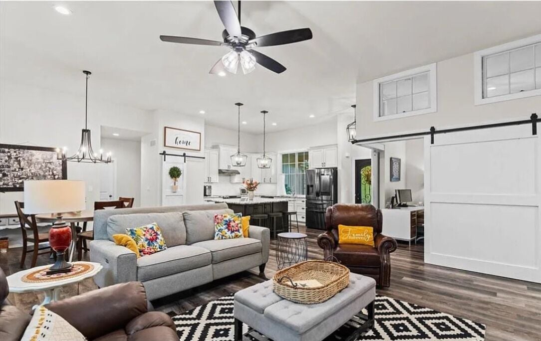 TV connectée, cheminée