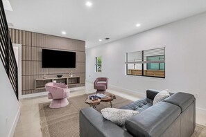 TV, video games, offices