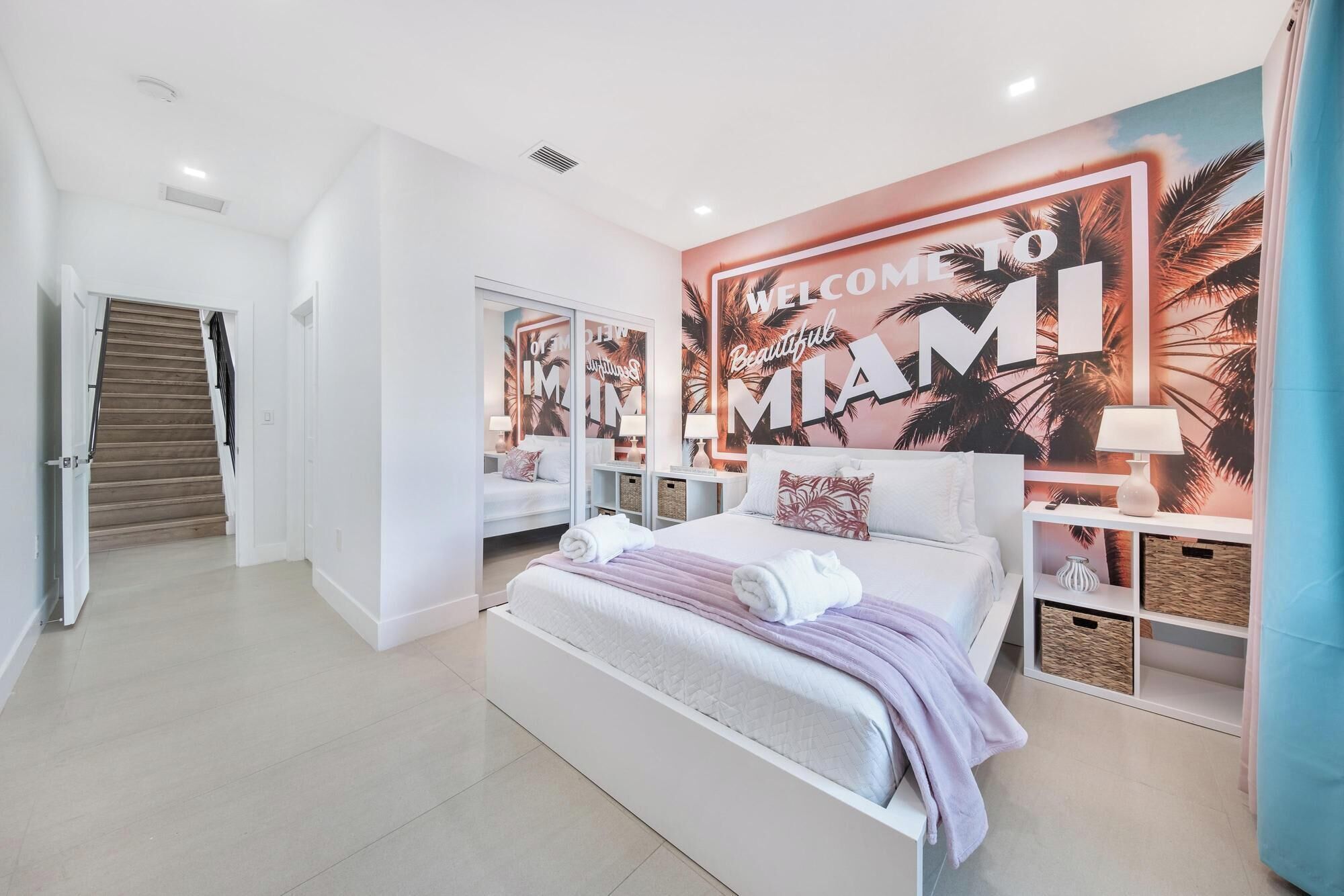 5 bedrooms, iron/ironing board, travel crib, WiFi