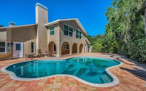Pool - Wonderful 3-bedroom house Pool 5min to Beach (Largo)