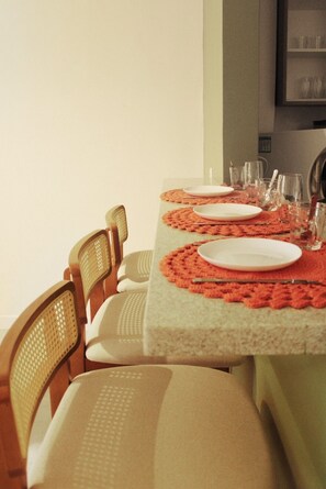 Dining - Tetê's Apartment - excellent apartment in Copacabana (Rio de Janeiro)