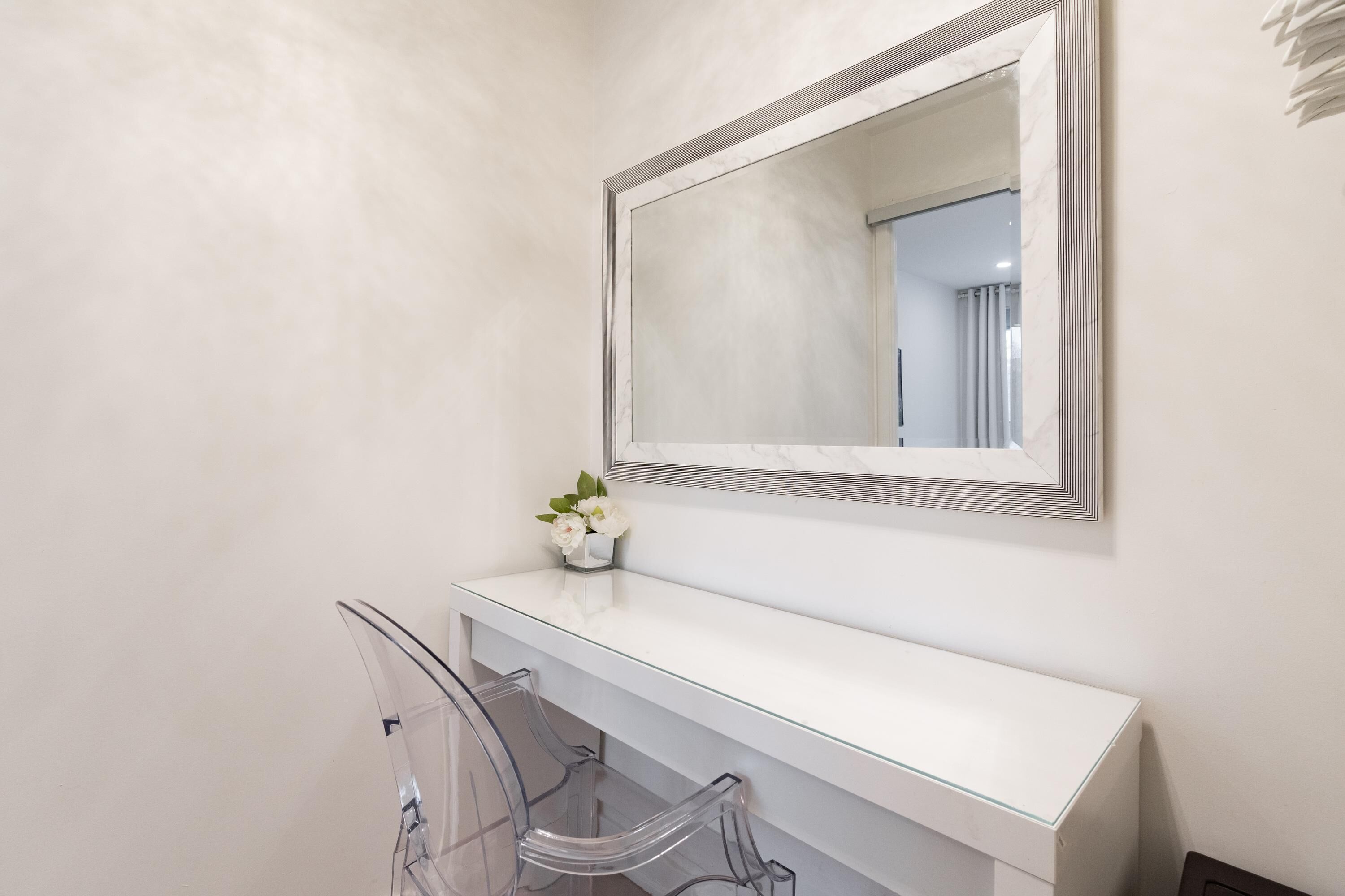 Premium Apartment, 2 Bedrooms, City View | Living area | 65-inch TV with digital channels