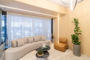 Basic Apartment | Living area - Apt With BBQ 450m From the Beach Evu1802 (Itapema)