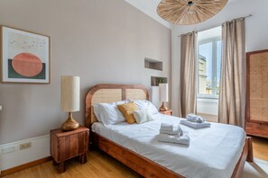 2 bedrooms, iron/ironing board