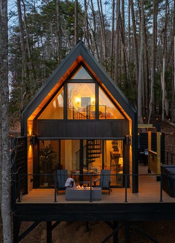 The Reserve: 1BR A-Frame! Hot Tub! Outdoor Shower!