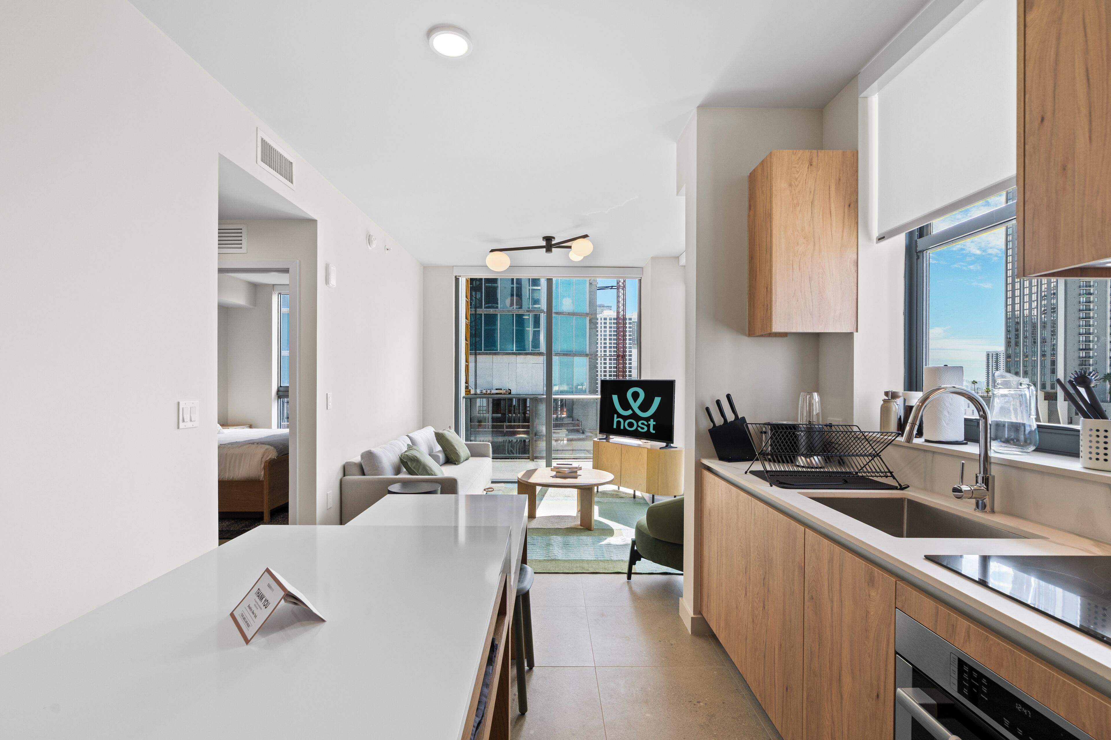 Appartement, 2 chambres, vue ville | Cuisine privée