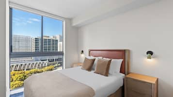 Apartamento, 2 quartos, vista para a cidade | Ferros/tábuas de passar roupa, Wi-Fi de cortesia