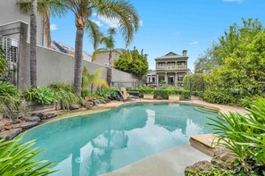 Outdoor pool - Spacious Victorian Family Home with Pool in Leafy Hawthorn (Hawthorn)