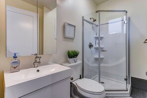 Shower, hair dryer
