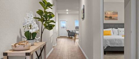 4 bedrooms, desk, iron/ironing board, WiFi