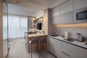 Studio, 1 King Bed | Private kitchen - Residence Inn By Marriott Milano Linate (Milan)