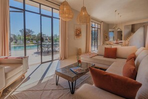 Living area - Lalla Essaouira, Villa Khmissa, piscine chauffée et personnel (Essaouira)