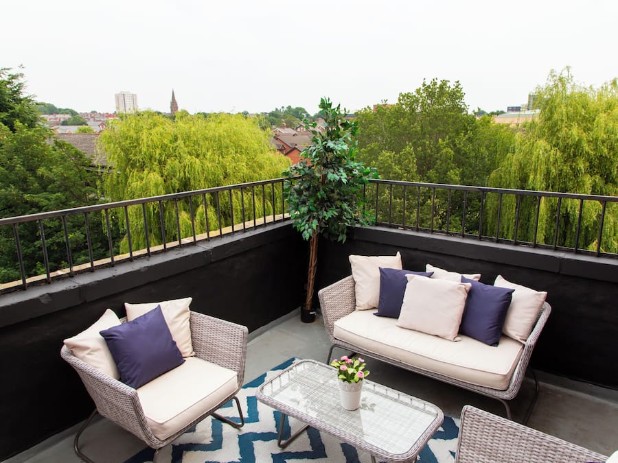 Elite-Apartment, Kanalblick | Terrasse/Patio