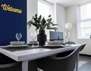 Deluxe Apartment, Canal View | Living area - Residency apartments liverpool  (Bootle)