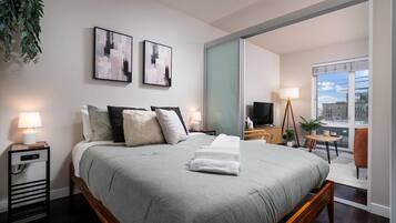 1 chambre, fer et planche à repasser, Wi-Fi gratuit, draps fournis