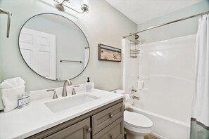 Shower, towels - Steps from BEACH/POOL + Dog Friendly (Santa Rosa Beach)