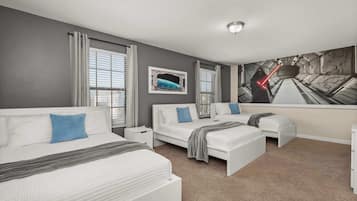 9 slaapkamers, een strijkplank/strijkijzer, wifi, beddengoed