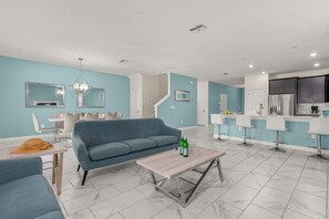 TV, offices - Family 7BR stay w/ pool & game room (Four Corners)