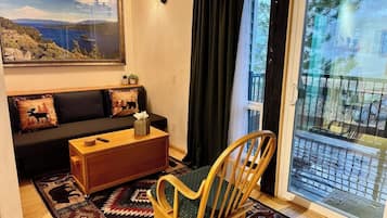 Televisie en een open haard