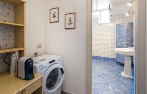Shower, hair dryer