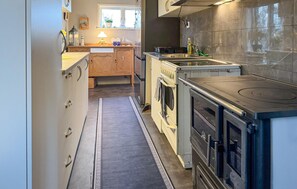 Fridge, oven, dishwasher, coffee/tea maker