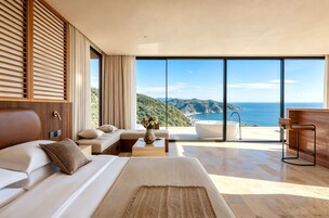 Suite superior, patio, vistas al mar