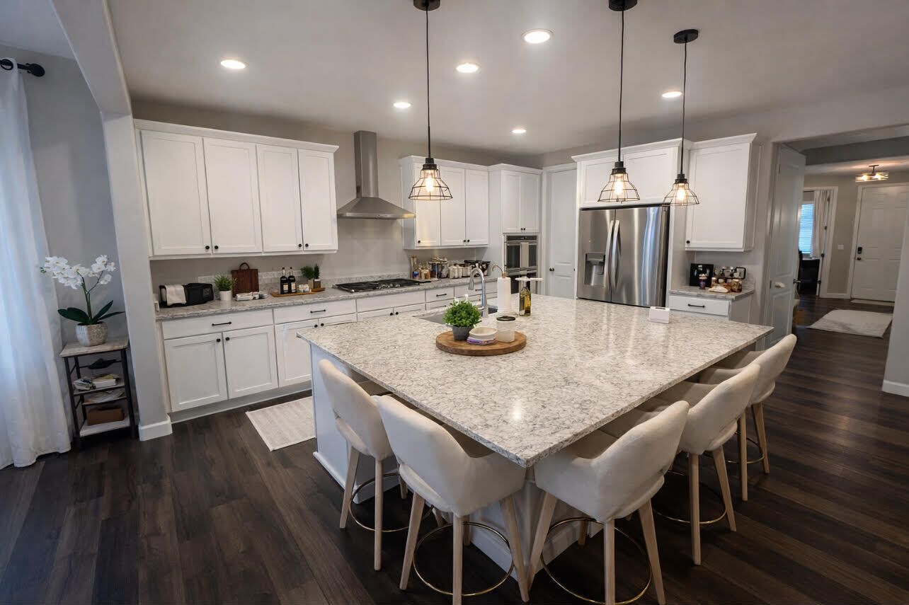 Køleskab, mikrobølgeovn, ovn, kogeplade