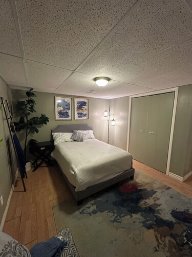 1 Bedroom  Basement Apartment.