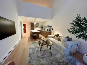 Fernseher, Kamin
