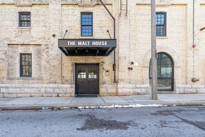 Exterior detail - Brewery District Apartment Near Fiserv with Rooftop, Gym, and Parking (Milwaukee)