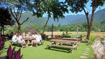 Opções para refeição ao ar livre