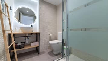 Shower, hair dryer