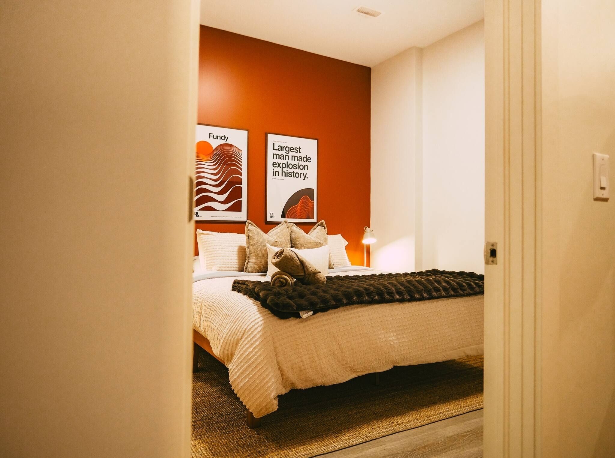 2 chambres, lit de bébé portatif, accès au Wi-Fi (inclus)